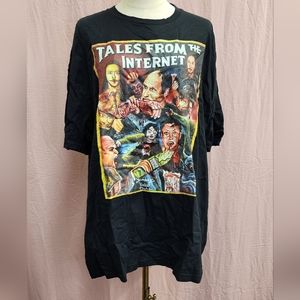 Tales from the Internet Graphic Short Sleeve T-Shirt-(2XL)NWOT